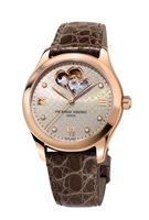 Orologio Frederique Constant Donna Ladies Automatic Double Heart Beat in Acciaio placcato oro rosa FC-310LGDHB3B4 - FC-310LGDHB3B4